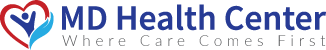 MD Health Center Lahore - Wide Logo