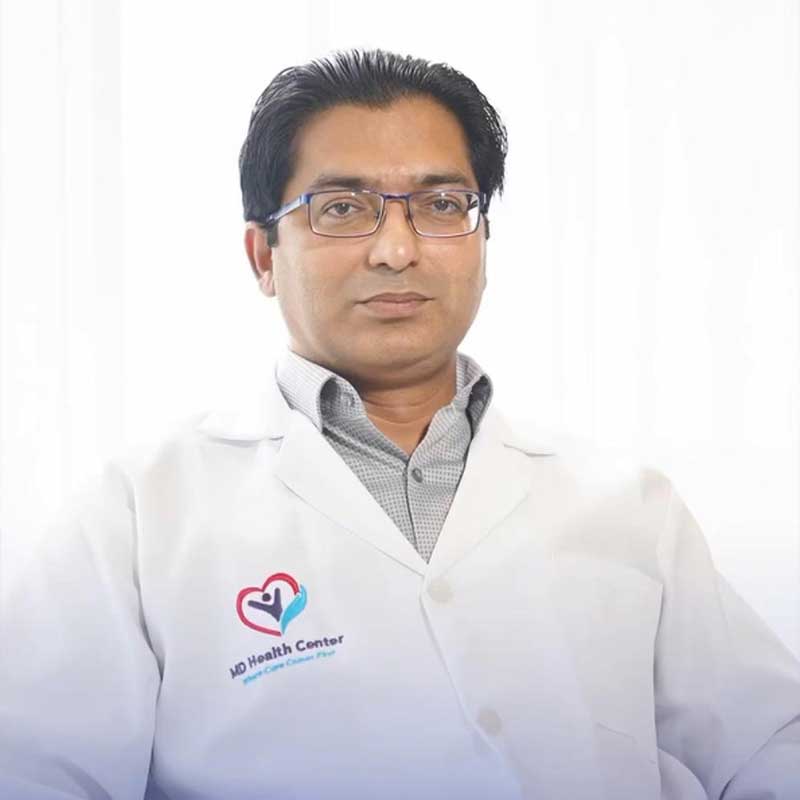 Dr. Amer Saleem, Pulmonologist at MD Health Center, Lahore